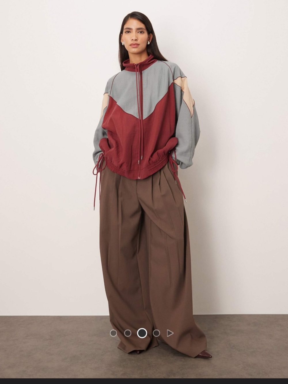 ASOS Color Block Track Jacket - Picture 4 of 5